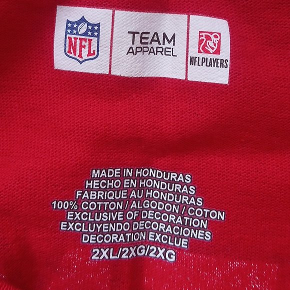 NFL JOSH FREEMAN #5 RED TEE-SHIRT SZ XXL - Picture 5 of 5